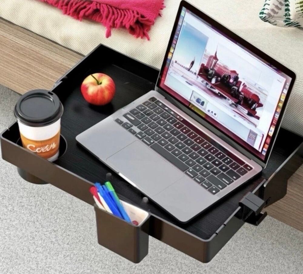 Bedside Shelf for Bed Foldable Bunk Bed Shelf Clip-On Nightstand Tray Bunk Dorm